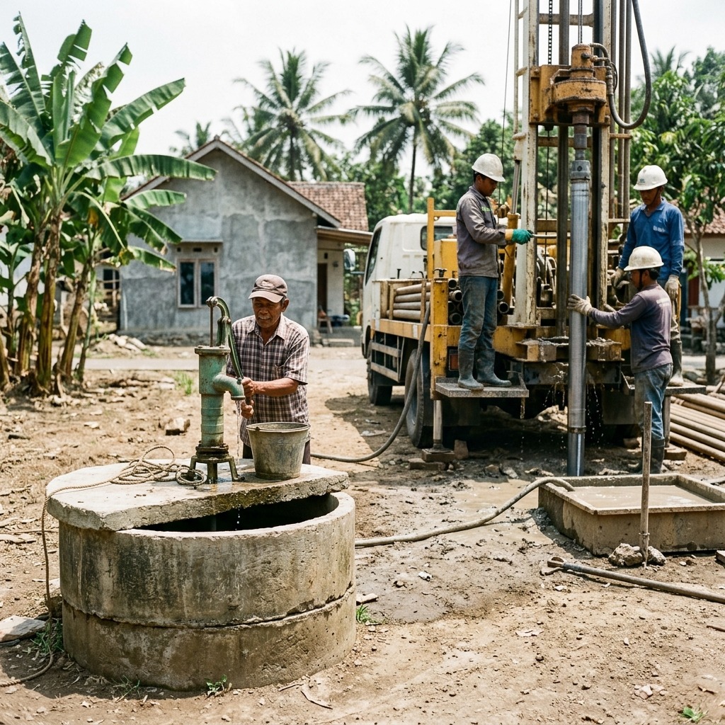 Perbedaan Sumur Dangkal dan Sumur Dalam