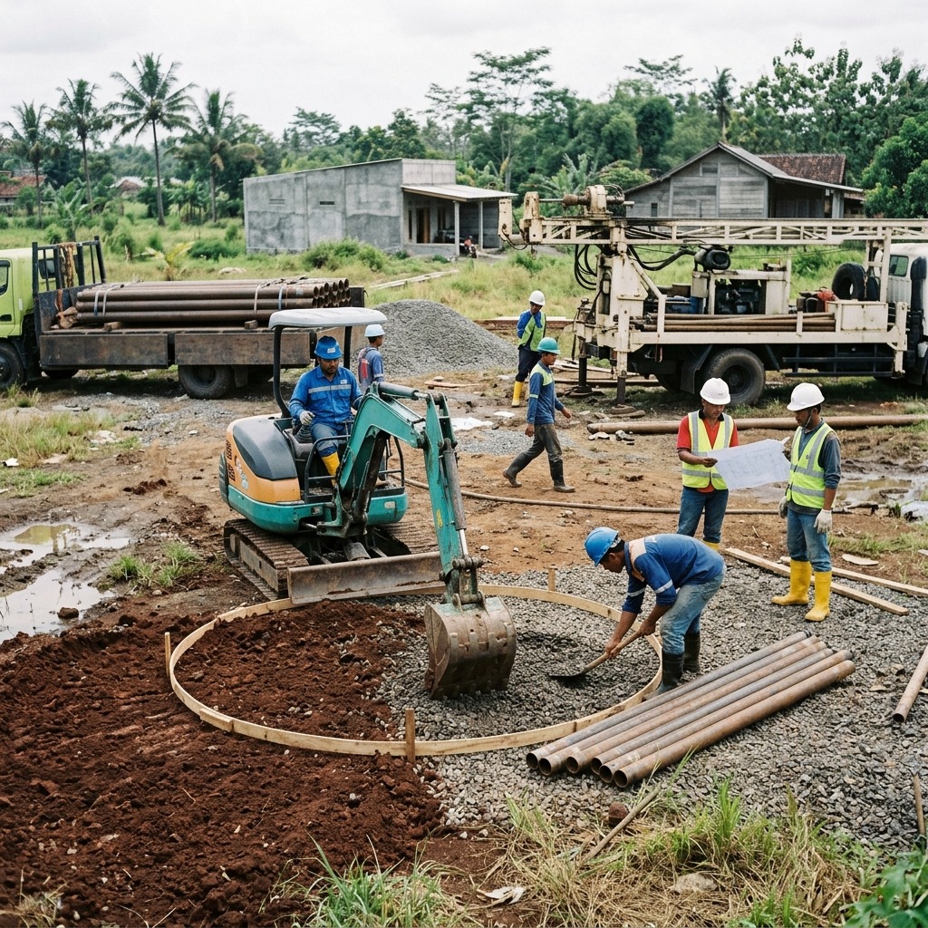 Persiapan Lokasi Sebelum Pengeboran Sumur