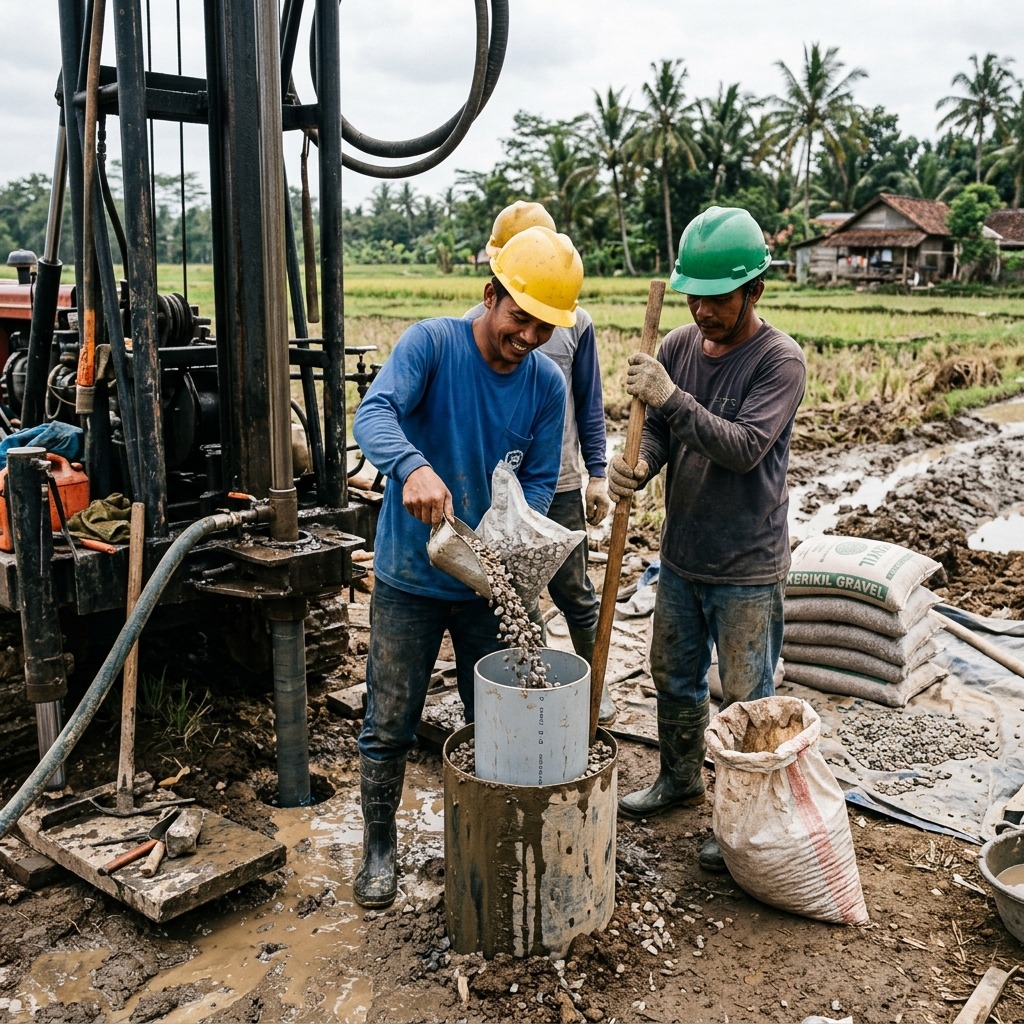 Fungsi Gravel Pack pada Konstruksi Sumur Bor