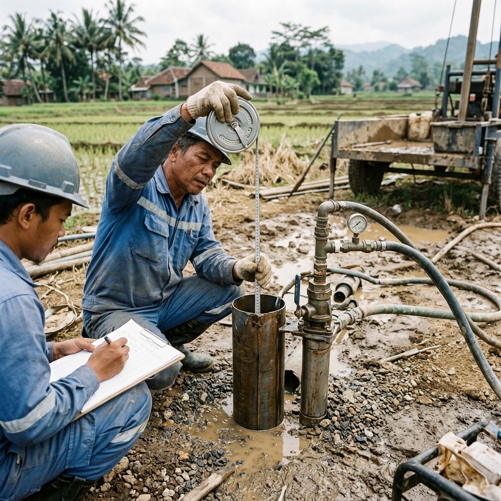 Penyebab Debit Sumur Bor Menurun dan Cara Memeriksanya