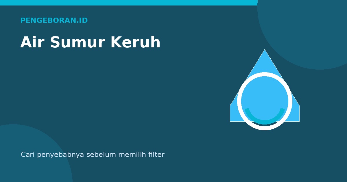 Air Sumur Bor Keruh: Penyebab dan Langkah Pemeriksaan