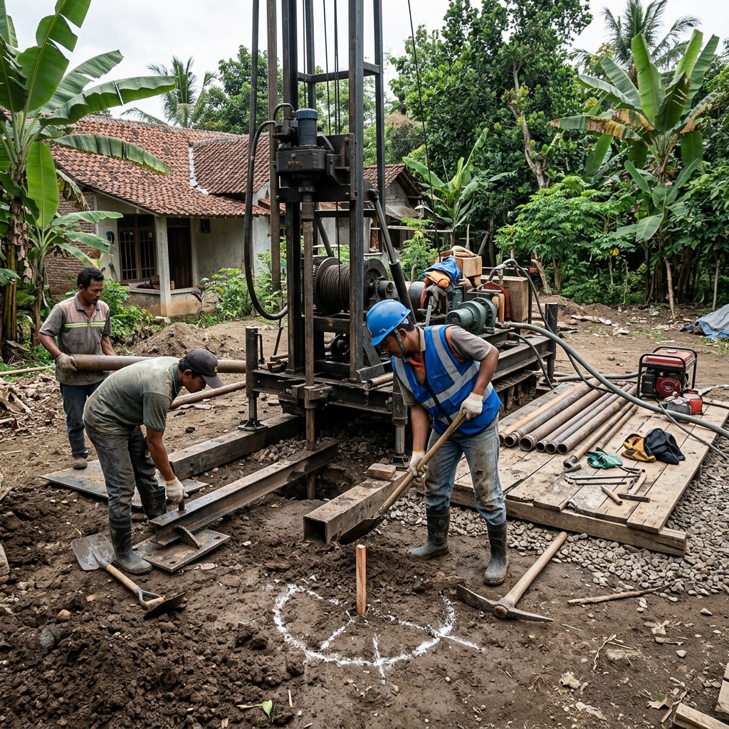 Persiapan Lokasi Sebelum Pengeboran Sumur