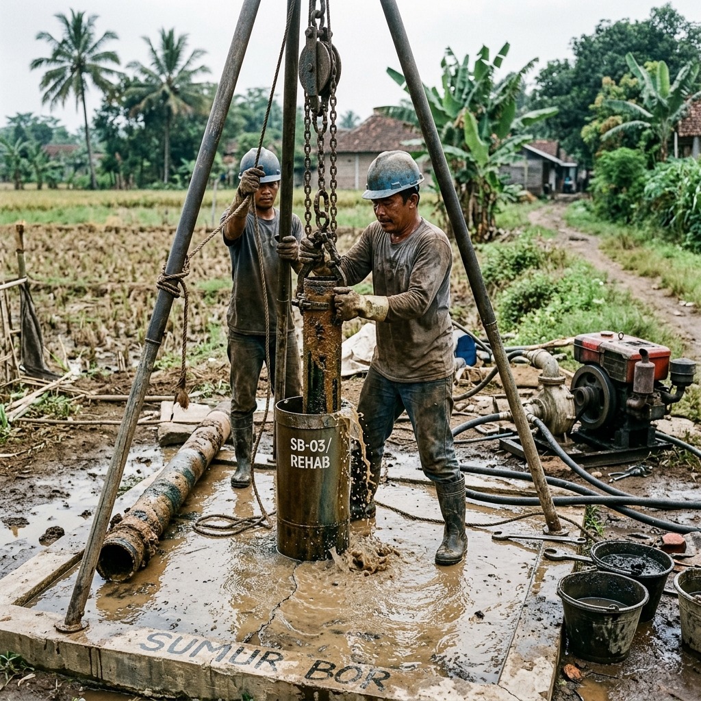 Kapan Sumur Bor Perlu Dibersihkan atau Direhabilitasi