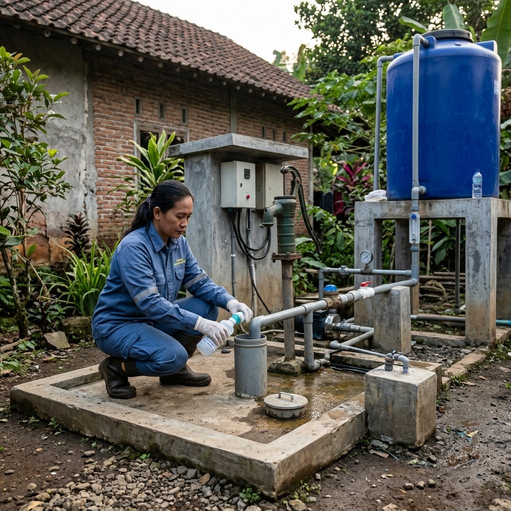 Cara Menjaga Kualitas Air Sumur Bor di Rumah