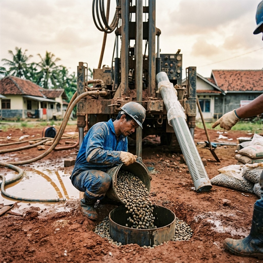 Fungsi Gravel Pack pada Konstruksi Sumur Bor