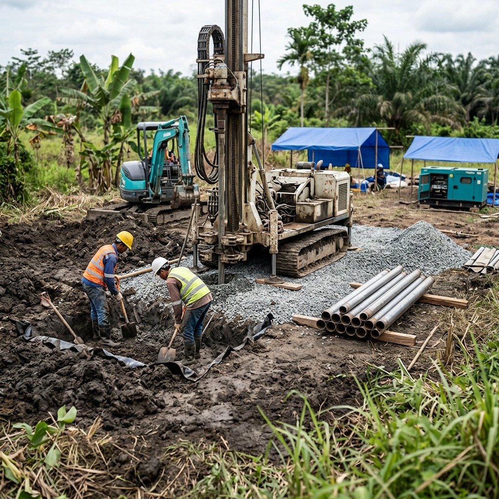 Persiapan Lokasi Sebelum Pengeboran Sumur