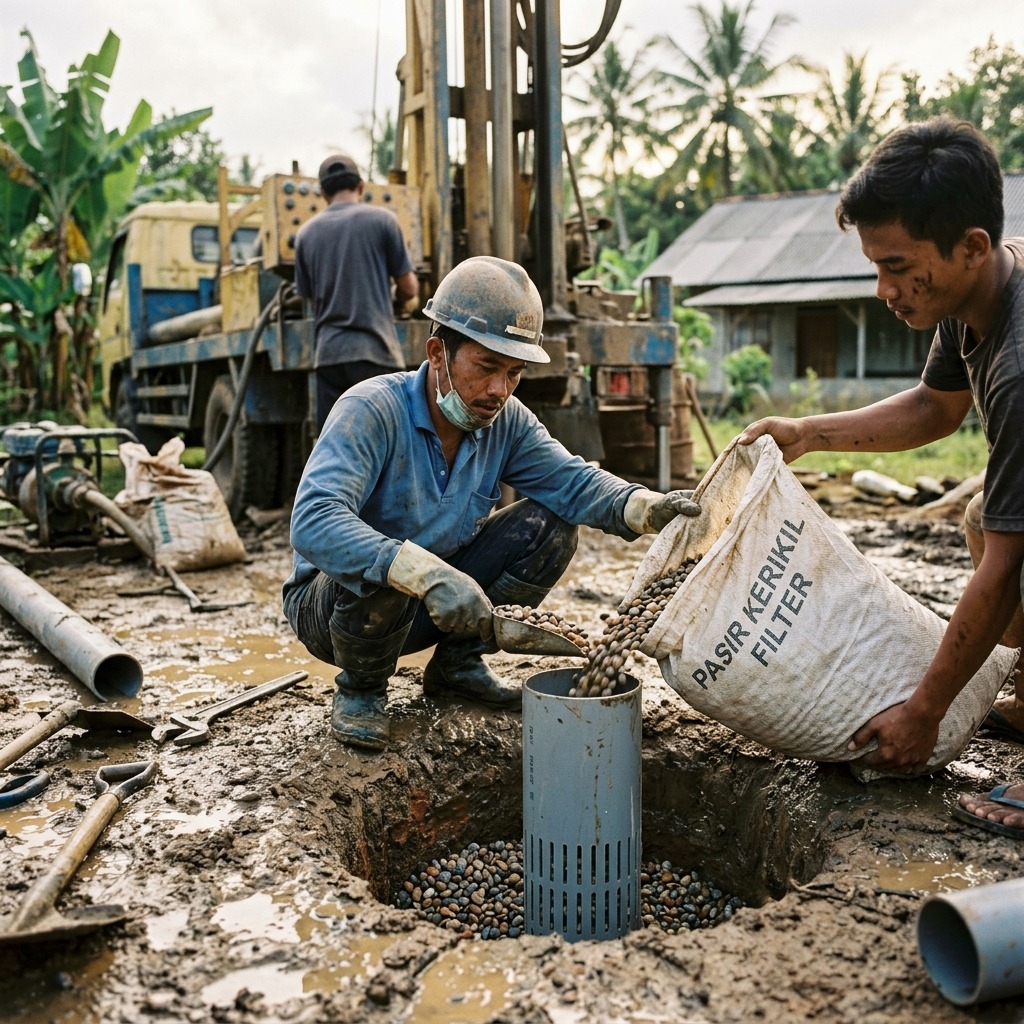 Fungsi Gravel Pack pada Konstruksi Sumur Bor