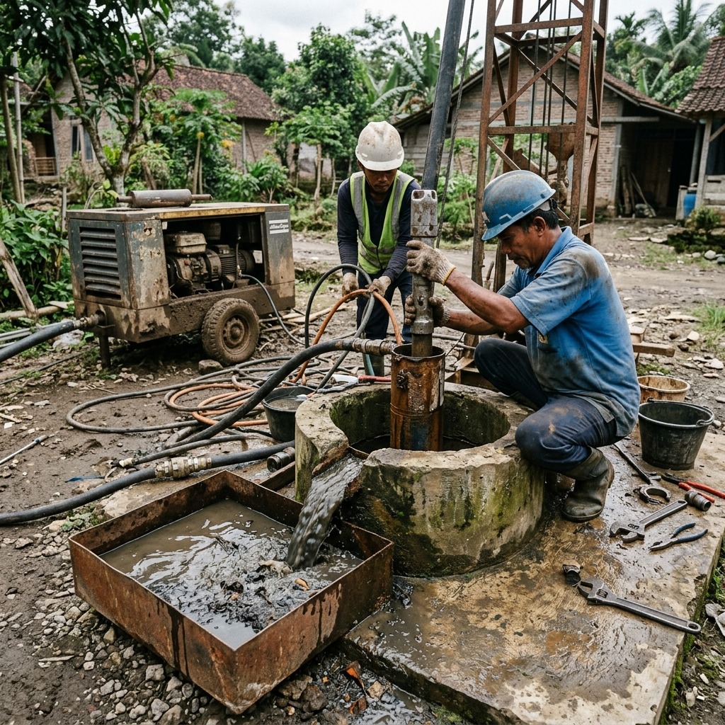 Kapan Sumur Bor Perlu Dibersihkan atau Direhabilitasi