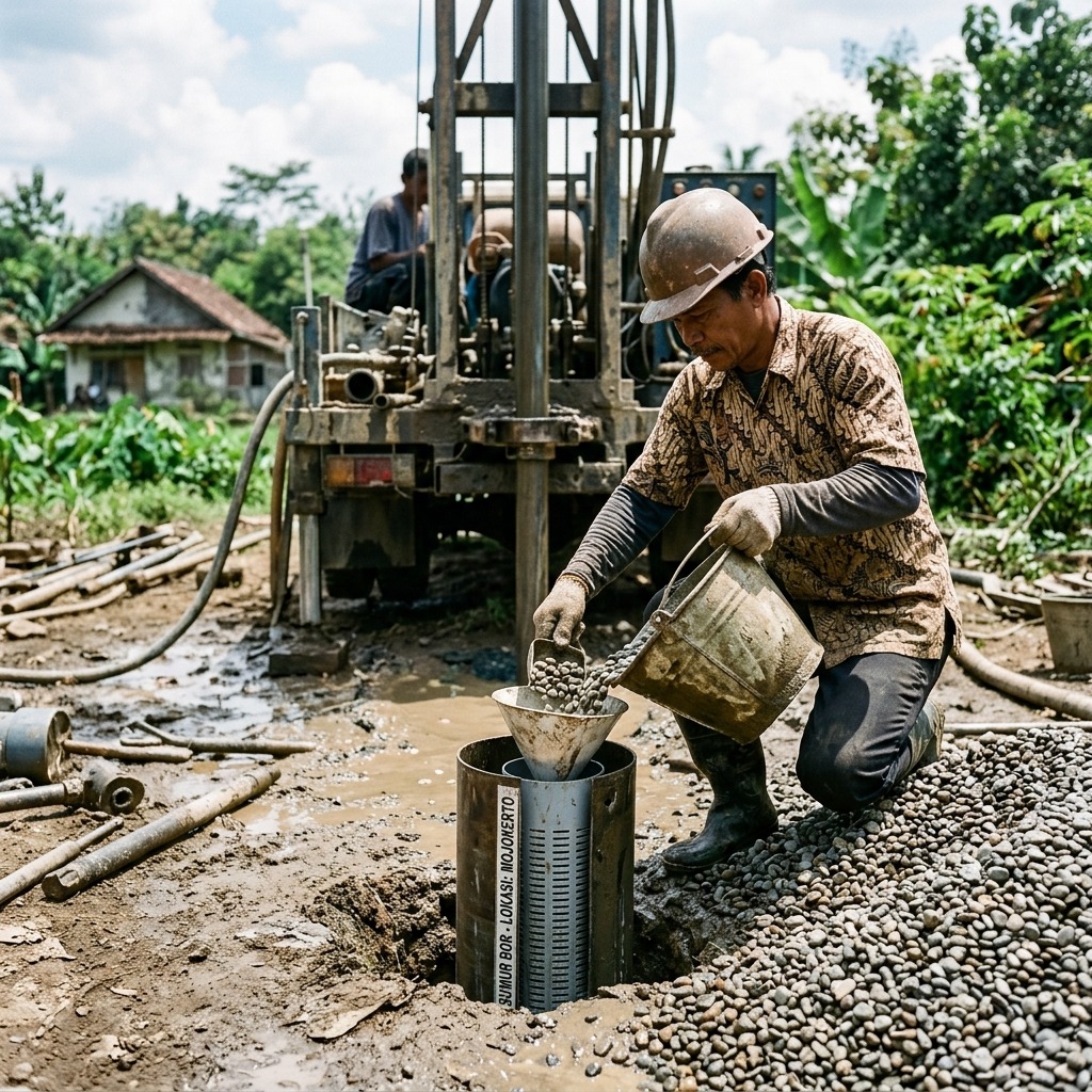 Fungsi Gravel Pack pada Konstruksi Sumur Bor