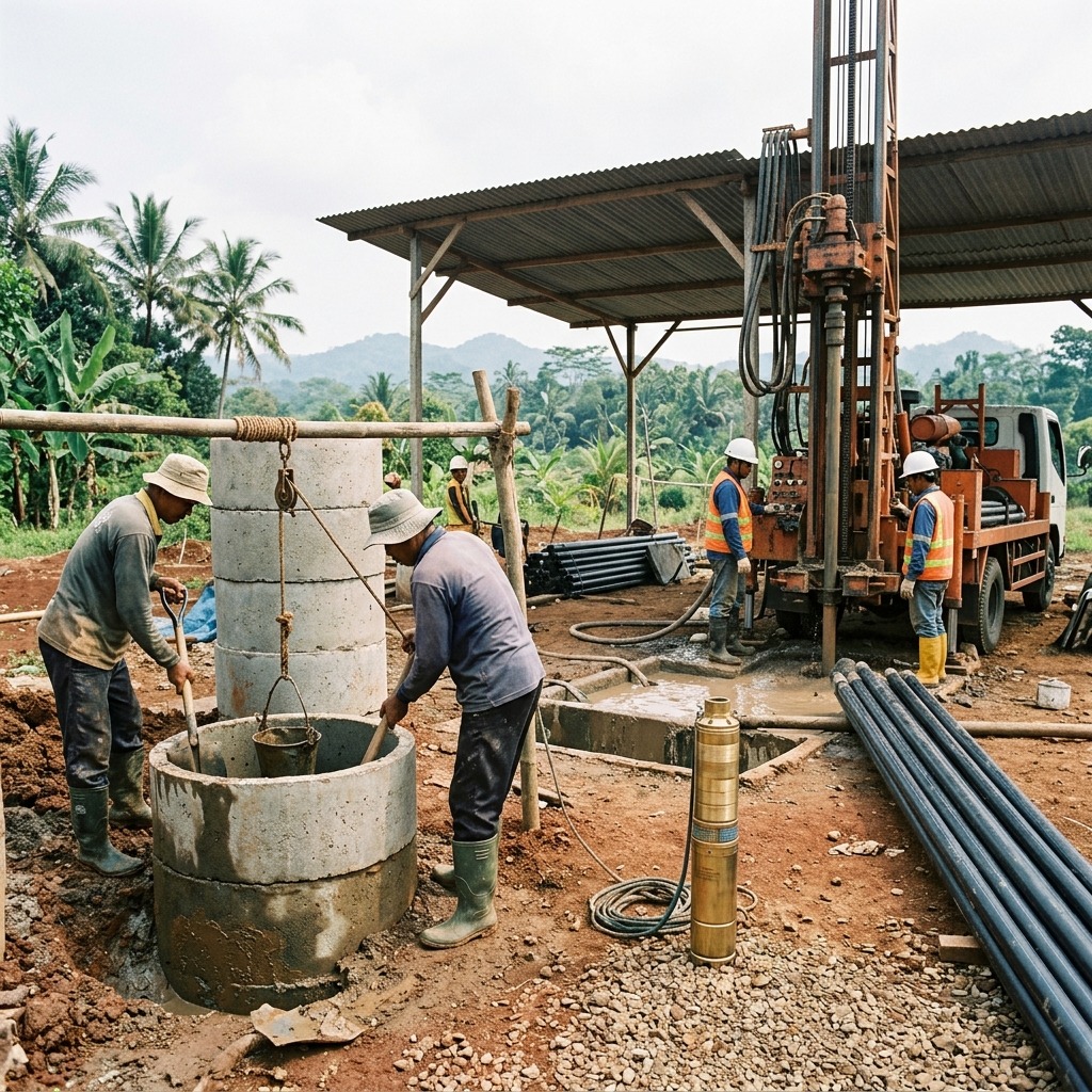 Perbedaan Sumur Dangkal dan Sumur Dalam